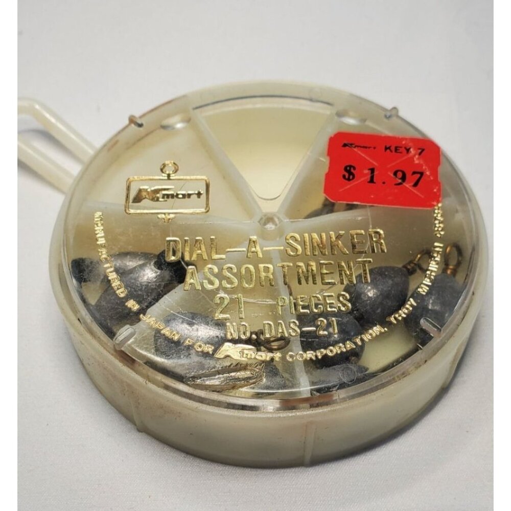 Vintage K-Mart Dial-A-Sinker Assortment Twist Lock